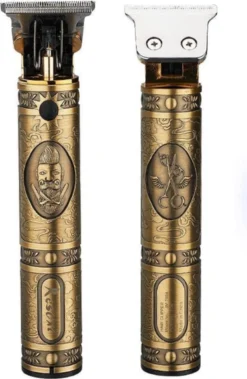 Alternative view of Luxe Professionele Goude Trimmerset Inclusief Kapmantel - Trimmer Voor Mannen - Baardtrimmer - Scheerapparaat - 1500mAh - Inclusief Opzetstukken 1mm - 2mm - 3mm