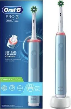 Oral B Oral-B Pro 3 - 3000 - Elektrische Tandenborstel - Ontworpen Door Braun - Blauw -Oral B Shop 786x1200