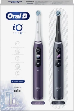 Oral B Oral-B IO 8 - Paars En Zwart - Elektrische Tandenborstels - Duopack -Oral B Shop 798x1200 4