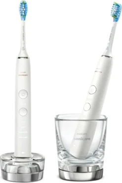 Philips Sonicare DiamondClean 9000 HX9914/55 - Elektrische Tandenborstel - Wit - 2 Stuks