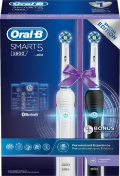 Oral B Oral-B Smart 5 5900 - Zwart En Wit - Elektrische Tandenborstel - Duopack -Oral B Shop 816x1200