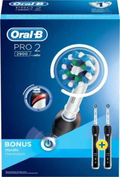 Oral B Oral_B Pro 2 - 2900 - Duoverpakking Elektrische Tandenborstel - Zwart -Oral B Shop 818x1200