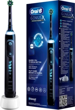 Oral B Oral-B Genius X - Special Editie - Zwart - Elektrische Tandenborstel - 1 Handvat En 1 Opzetborstel