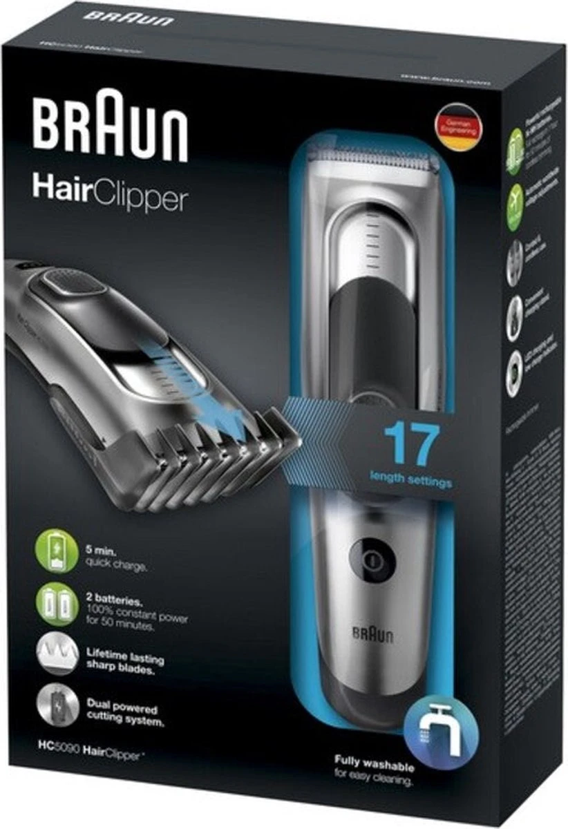 Braun Tondeuse HC5090 - Haartrimmer 2 Braun Tondeuse HC5090 - Haartrimmer - Afbeelding 2