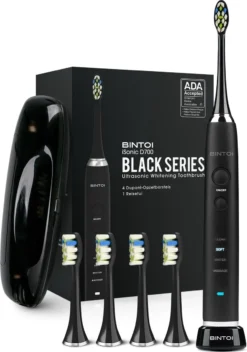 Bintoi® ISonic Black Series D700 - Elektrische Tandenborstel - Ultra Whitening