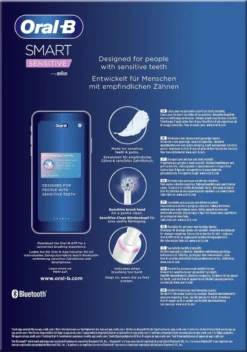 Oral B Oral-B Smart Sensitive - Elektrische Tandenborstel - Ontworpen Door Braun - 1 Handvat En 1 Opzetborstel -Oral B Shop 841x1200