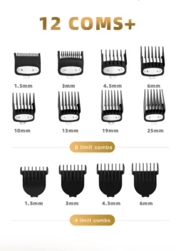 Arash® Professionele Draadloze Baardtrimmer & Tondeuse Voor Mannen- Hoofdhaar - Haartrimmer - Tondeuses - Scheerapparaat Mannen - Inclusief Oplaadblok - Inclusief Kappersset - Incl. Reistas -Oral B Shop 841x1200 4