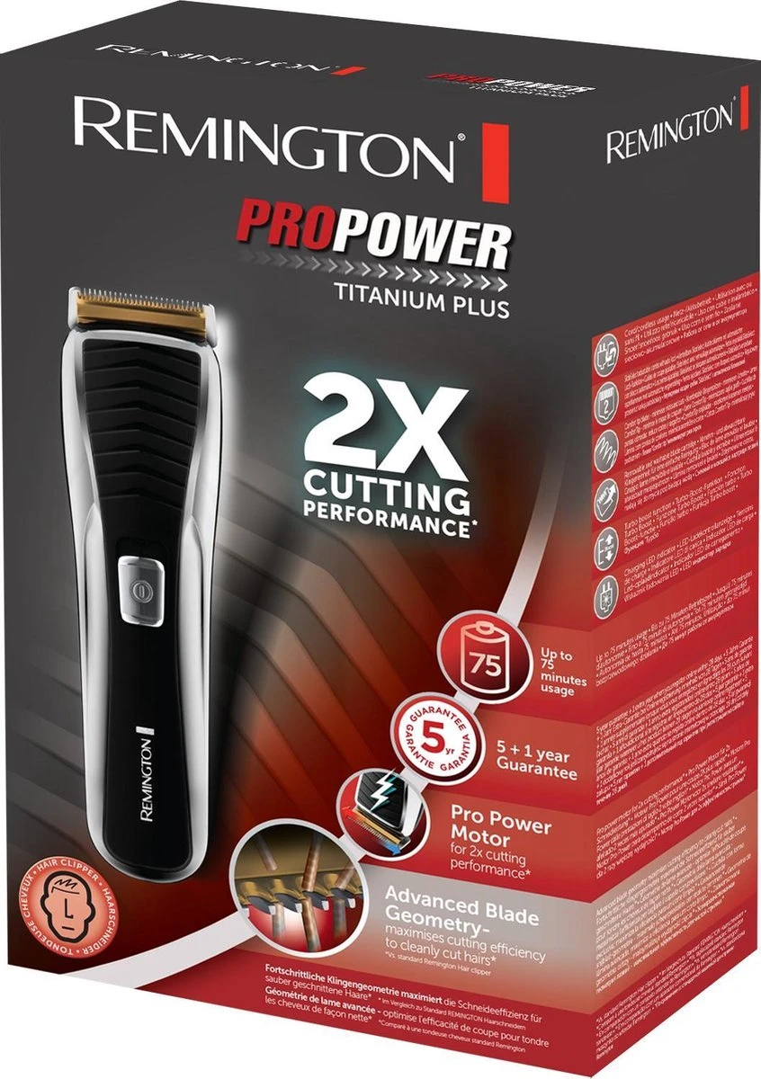 Remington Pro Power Titanium Plus Tondeuse HC7151 8 Remington Pro Power Titanium Plus Tondeuse HC7151 - Afbeelding 8