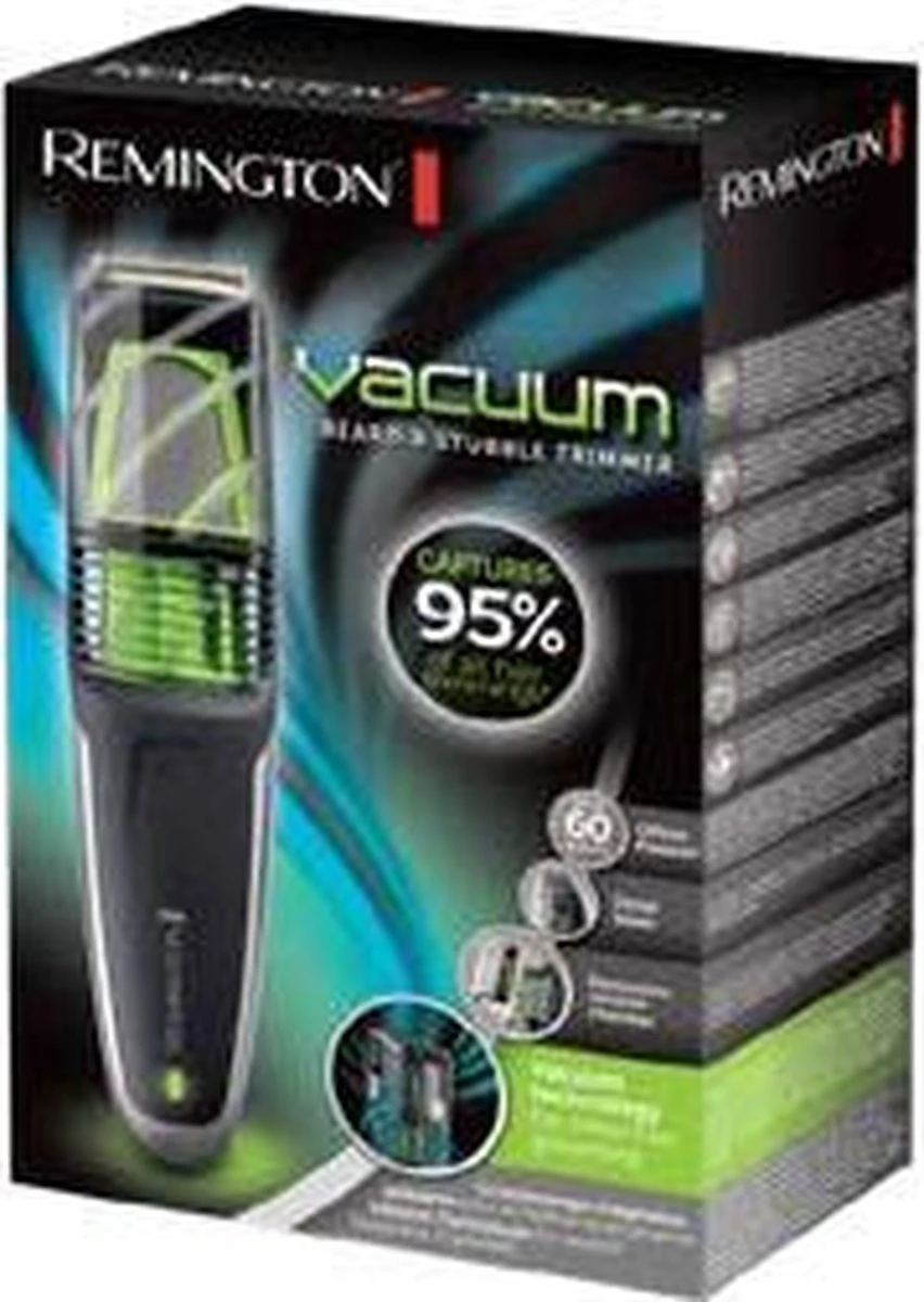 Remington MB6850 Vacuum Baardtrimmer - Zwart 2 Remington MB6850 Vacuum Baardtrimmer - Zwart - Afbeelding 2