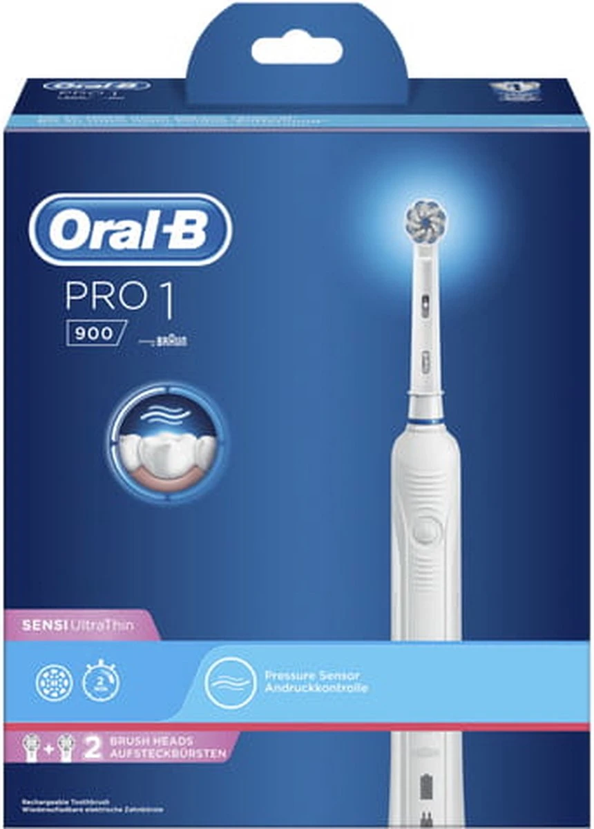 Oral B Oral-B Pro 900 - Elektrische Tandenborstel - Wit 7 Oral B Oral-B Pro 900 - Elektrische Tandenborstel - Wit - Afbeelding 7