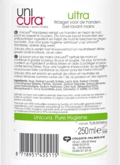 Unicura Ultra Antibacteriële Vloeibare Handzeep - 6 X 250 Ml - Voordeelverpakking 11 Unicura Ultra Antibacteriële Vloeibare Handzeep - 6 X 250 Ml - Voordeelverpakking -Oral B Shop 876x1200 2