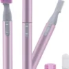 Own Commerce - Precisietrimmer - Roze - Eenvoudig Gezichtshaar Verwijderen - Wenkbrauw Trimmer - Inclusief Opzetborstel - Wenkbrauw Epilator