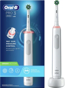 Oral B Oral-B Pro 3 3000 - Wit - Elektrische Tandenborstel - Ontworpen Door Braun - 1 Handvat En 1 Opzetborstel 14 Oral B Oral-B Pro 3 3000 - Wit - Elektrische Tandenborstel - Ontworpen Door Braun - 1 Handvat En 1 Opzetborstel -Oral B Shop 886x1200