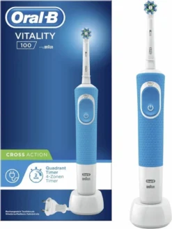 Oral B Oral-B Vitality 100 CrossAction - Blauw - Elektrische Tandenborstel -Oral B Shop 898x1200