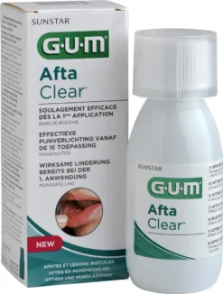 GUM® G.u.m. Aftaclear Mondspoeling 120 Ml - Medisch Hulpmiddel 12 GUM® G.u.m. Aftaclear Mondspoeling 120 Ml - Medisch Hulpmiddel -Oral B Shop 910x1200 1