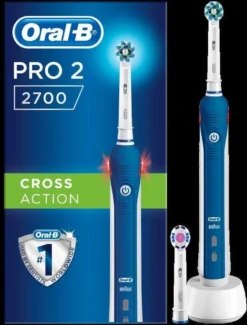 Oral B Oral-B Pro 2 2700 CrossAction - Elektrische Tandenborstel - Blauw, Wit 17 Oral B Oral-B Pro 2 2700 CrossAction - Elektrische Tandenborstel - Blauw, Wit -Oral B Shop 911x1200