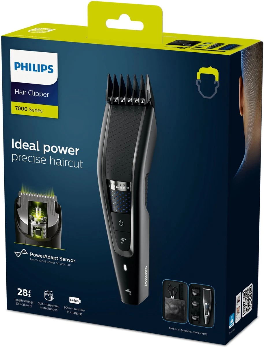 Philips Serie 7000 HC7650/15 - Tondeuse - Zwart/Grijs 13 Philips Serie 7000 HC7650/15 - Tondeuse - Zwart/Grijs - Afbeelding 13