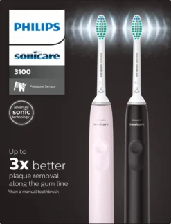 Philips Sonicare Series 3100 HX3675/15 - Elektrische Tandenborstel - Zwart & Roze - Duopack -Oral B Shop 915x1200 1