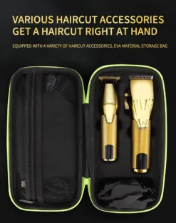 Arash® Professionele Draadloze Baardtrimmer & Tondeuse Voor Mannen- Hoofdhaar - Haartrimmer - Tondeuses - Scheerapparaat Mannen - Inclusief Oplaadblok - Inclusief Kappersset - Incl. Reistas -Oral B Shop 948x1200 3