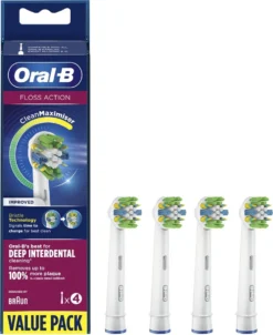 Oral B Oral-B FlossAction - Met CleanMaximiser-technologie - Opzetborstels - 4 Stuks -Oral B Shop 982x1200 3