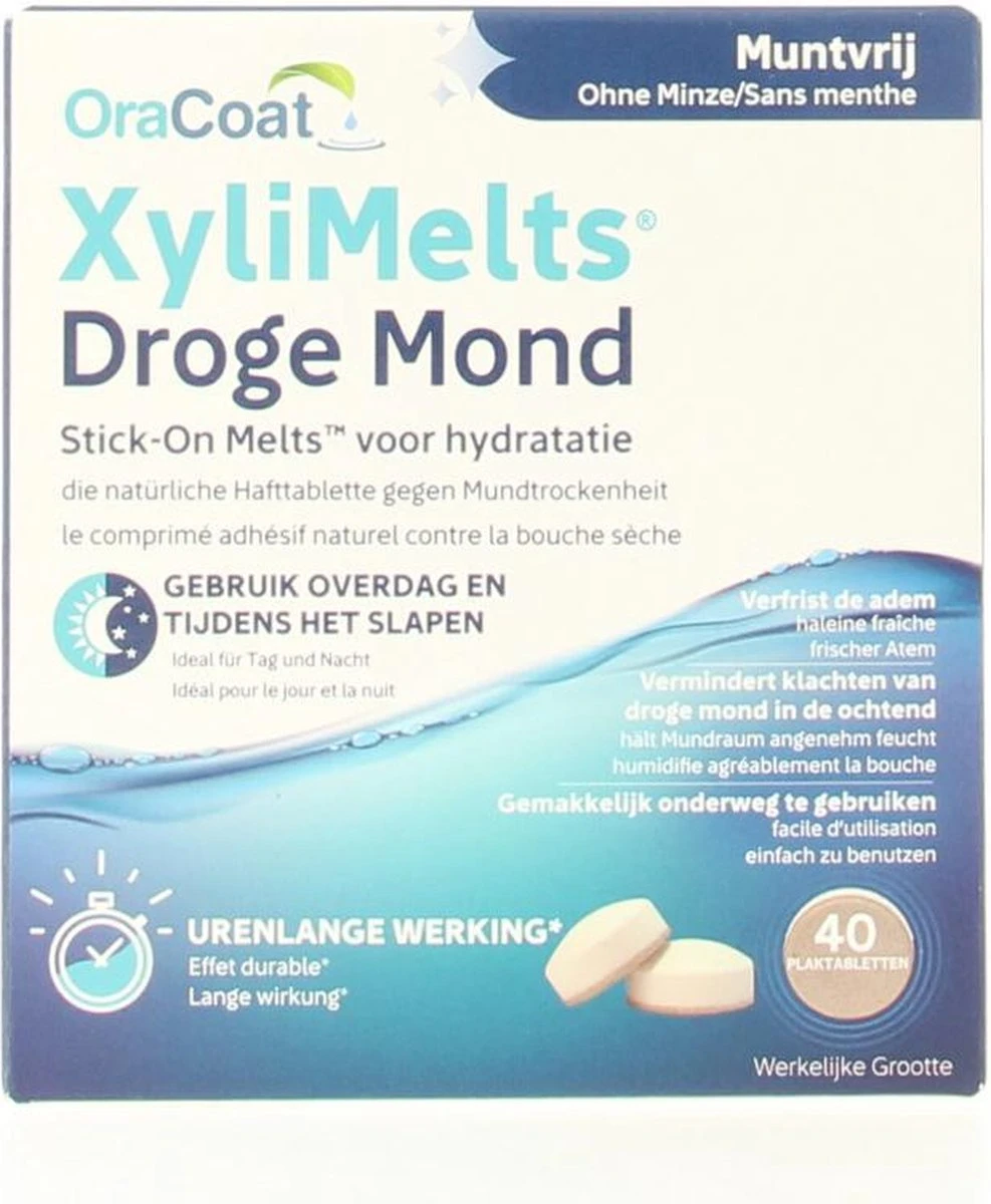 XyliMelts - Munt Vrij | Voor Droge Mond 12 XyliMelts - Munt Vrij | Voor Droge Mond - Afbeelding 12